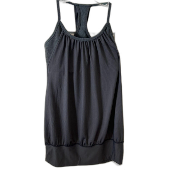 Lululemon Women's‎ Heather Grey No Limits Bra Tank in Size 6 - Picture 1 of 9